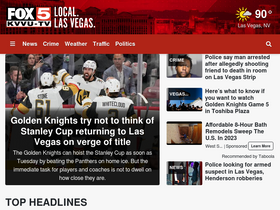'fox5vegas.com' screenshot