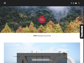 'duringmyjourney.com' screenshot