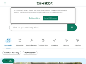 'taskrabbit.co.uk' screenshot