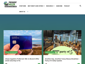 'frequentmiler.com' screenshot
