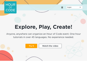 'hourofcode.com' screenshot