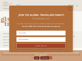 'weareglobaltravellers.com' screenshot