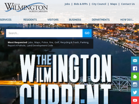 'wilmingtonnc.gov' screenshot