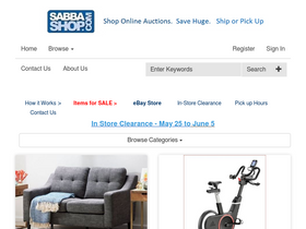 'sabbashop.com' screenshot