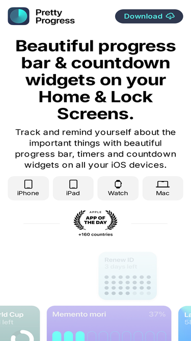 prettyprogress.app