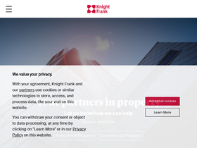 'knightfrank.com' screenshot