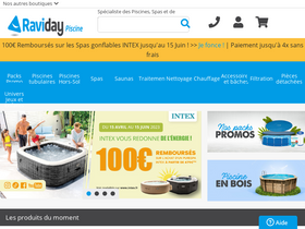 'raviday-piscine.com' screenshot