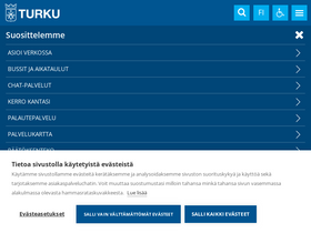 'turku.fi' screenshot