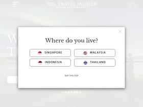 'thetravelinsider.co' screenshot