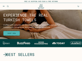 wetcatstore.com homepage screenshot