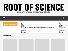 'rootofscience.com' screenshot