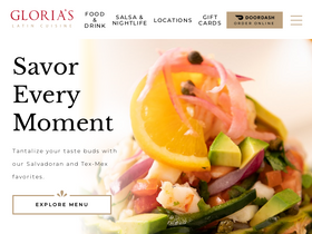 'gloriascuisine.com' screenshot