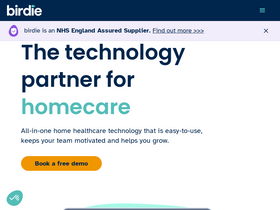 'birdie.care' screenshot