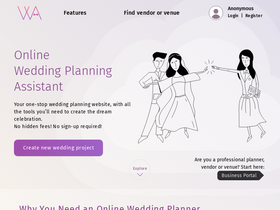 'planning.wedding' screenshot