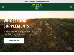 wholeearthsea.com.au homepage screenshot