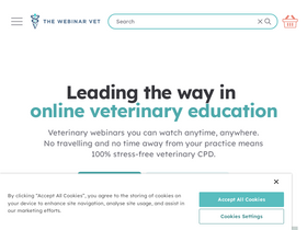 'thewebinarvet.com' screenshot