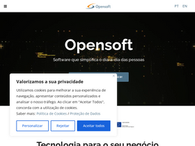 'opensoft.pt' screenshot