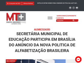 'matogrossomais.com.br' screenshot