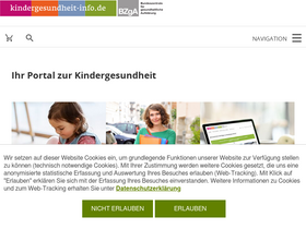 'kindergesundheit-info.de' screenshot