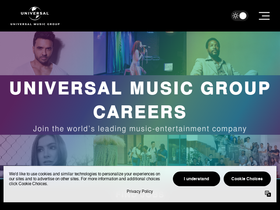 'umusiccareers.com' screenshot