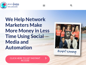'beachbossinfluencers.com' screenshot