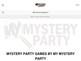 'mymysteryparty.com' screenshot