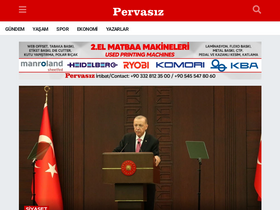 'pervasiz.com.tr' screenshot