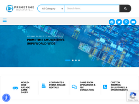 'primetimeamusements.com' screenshot