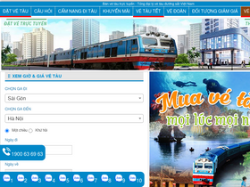 'vetautructuyen.vn' screenshot