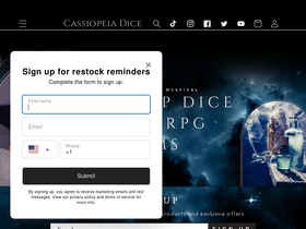 cassiopeiadice.com