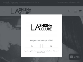 lashishaclub.com homepage screenshot
