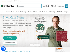 'mydoorsign.com' screenshot