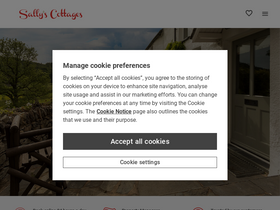 'sallyscottages.co.uk' screenshot