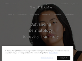 'galderma.com' screenshot