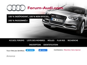 'forum-audi.com' screenshot