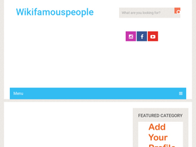'wikifamouspeople.com' screenshot
