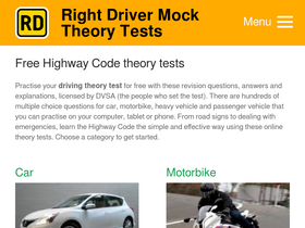 'mocktheorytest.com' screenshot
