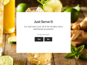 Just Serve It homepage screenshot
