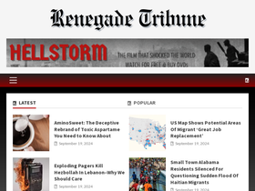 'renegadetribune.com' screenshot