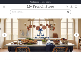 myfrenchstore.com homepage screenshot