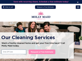 'mollymaid.com' screenshot