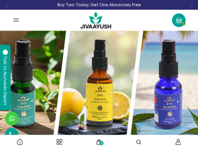 jivaayush.com homepage screenshot