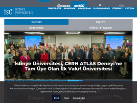 'istinye.edu.tr' screenshot