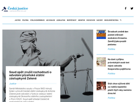 'ceska-justice.cz' screenshot