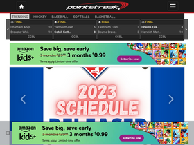 'pointstreak.com' screenshot