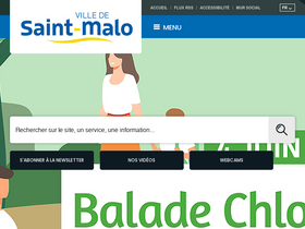 'ville-saint-malo.fr' screenshot
