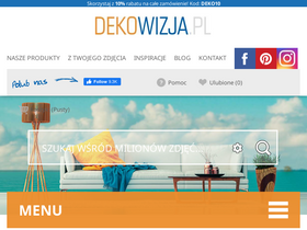 'dekowizja.pl' screenshot