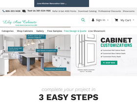 'lilyanncabinets.com' screenshot