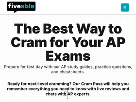 'fiveable.me' screenshot