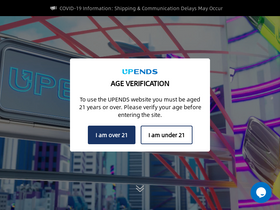 'upends.com' screenshot